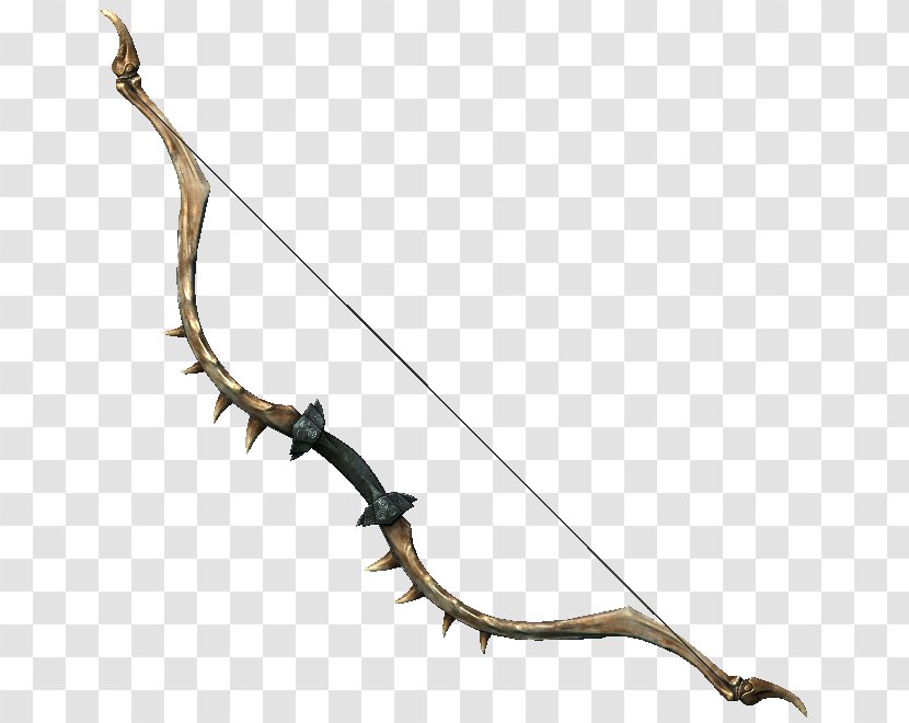 The Elder Scrolls V: Skyrim – Dawnguard Dragonborn Oblivion Bow And Arrow Quiver - Longbow Transparent PNG