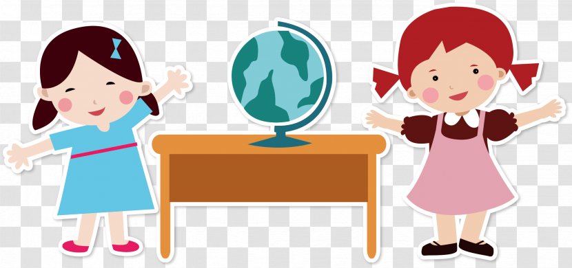 Student Android Teacher Early Childhood Education - Cartoon - Globe Element Transparent PNG