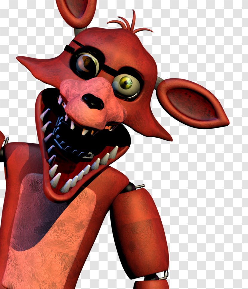 Five Nights At Freddy's 2 Jump Scare Drawing - Heart - Fnaf Foxy Transparent PNG