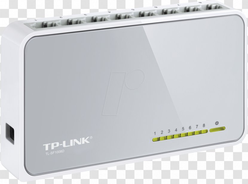 Network Switch Gigabit Ethernet TP-Link Fast - Hub Transparent PNG
