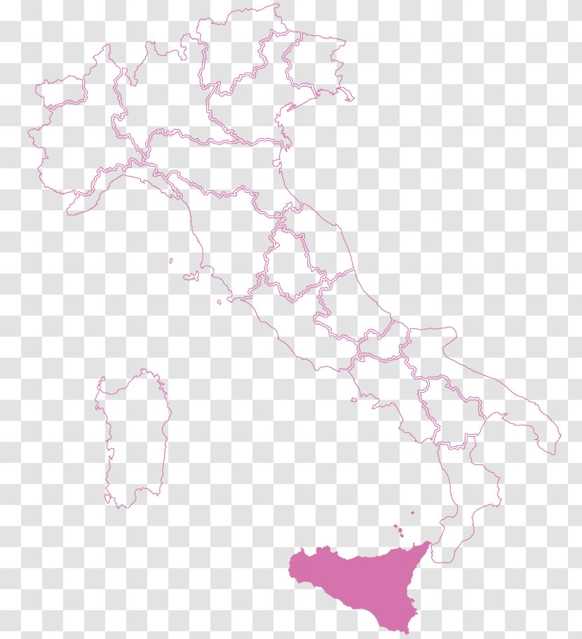 Wine Enna Syracuse Ragusa Caltanissetta - Map Transparent PNG