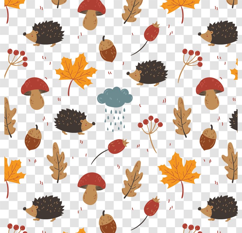 Icon - Petal - Autumn Hedgehog Transparent PNG