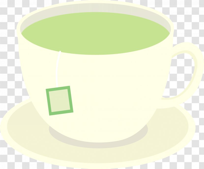 Saucer Mug Coffee Cup Table-glass - Green - Tea Coupons Transparent PNG