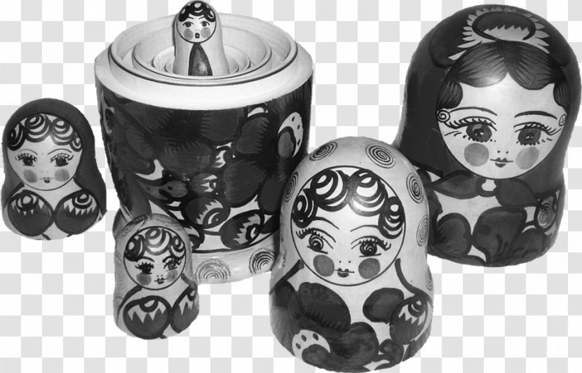 Matryoshka Doll Toy Nesting Russia - Bone Transparent PNG