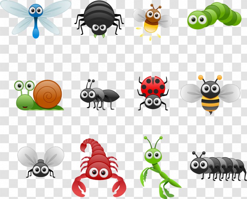 Insect Cartoon Grasshopper Clip Art - Collecting - Creative Transparent PNG