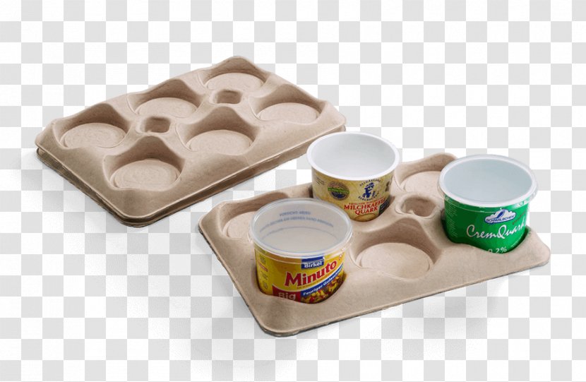 Molded Pulp Tray Packaging And Labeling Molding - Recycling - Fiber Food Transparent PNG