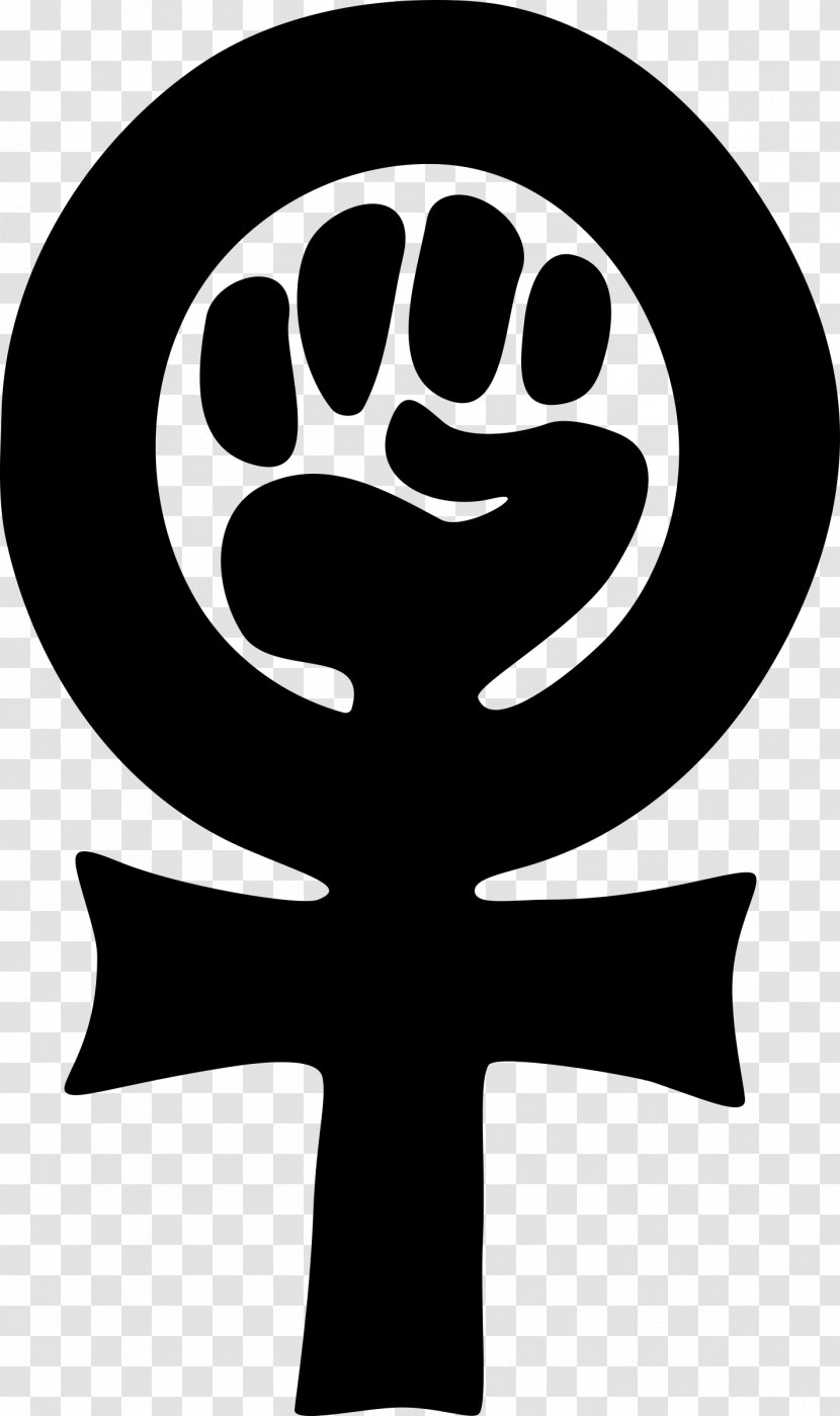 Feminism Raised Fist Woman Feminist Movement - Cancer Symbol Transparent PNG