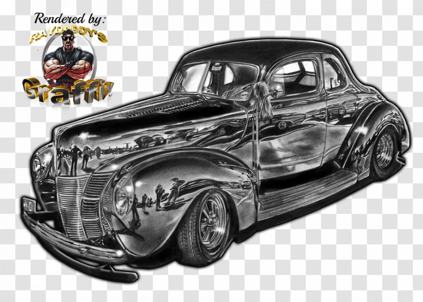 Antique Car Lowrider Ford Motor Company Rendering - Brand Transparent PNG