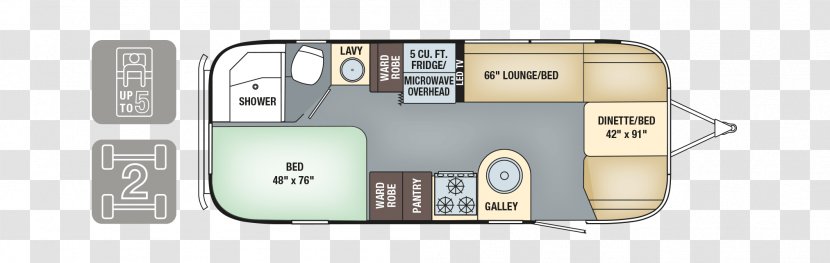 Haydocy Airstream & RV Campervans Caravan Bunk Bed Transparent PNG