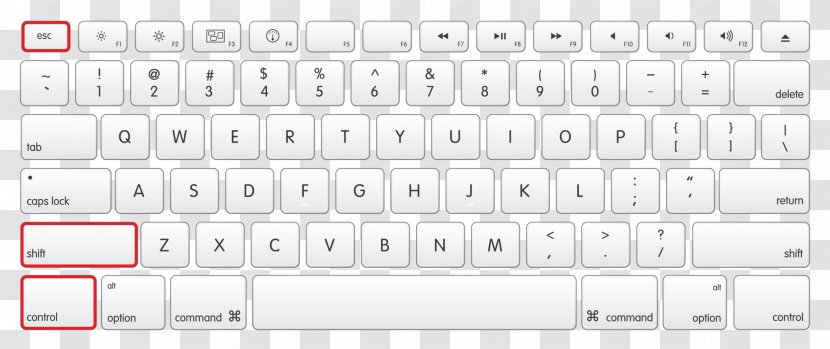 Space Bar Computer Keyboard Line Brand - Rectangle - Shift Transparent PNG