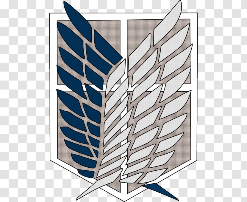 A.O.T.: Wings Of Freedom Logo Attack On Titan Corps - Watercolor Transparent PNG