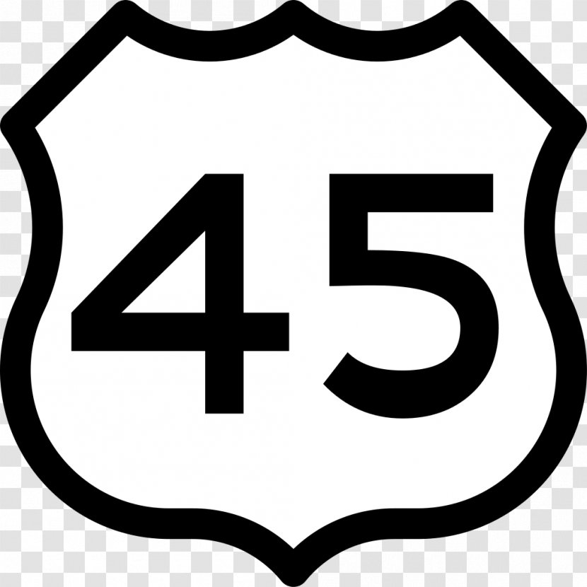 National Route 45 Senyal Clip Art - Ruta Transparent PNG
