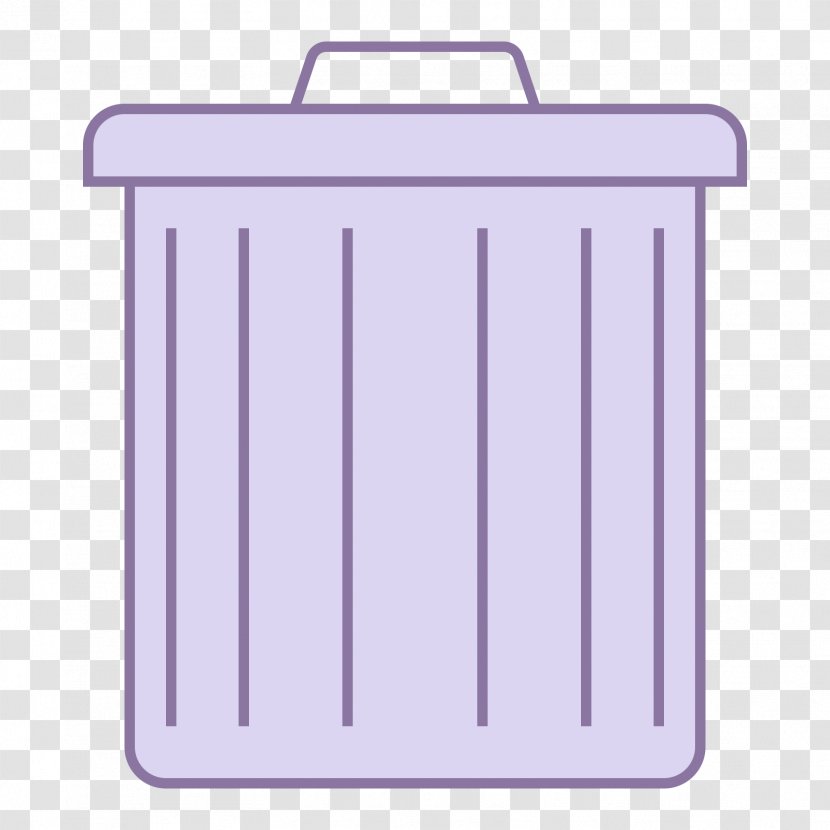 Waste Color Violet - Trash Can Transparent PNG
