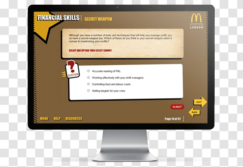 Educational Technology E-Learning Rapid Learning McDonald's - Software - Takeaway Distribution Transparent PNG