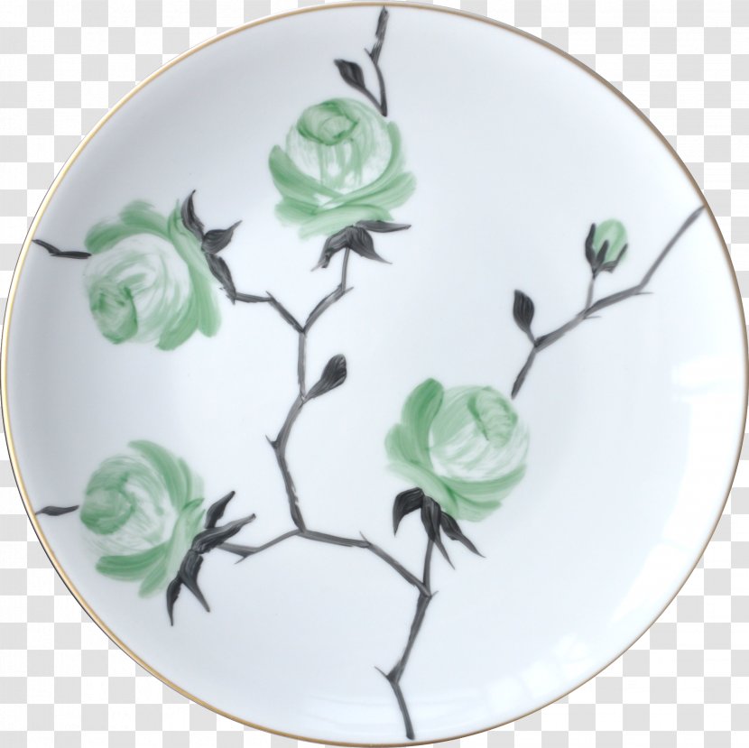 Plate Platter Porcelain Tableware Branching - Branch Transparent PNG