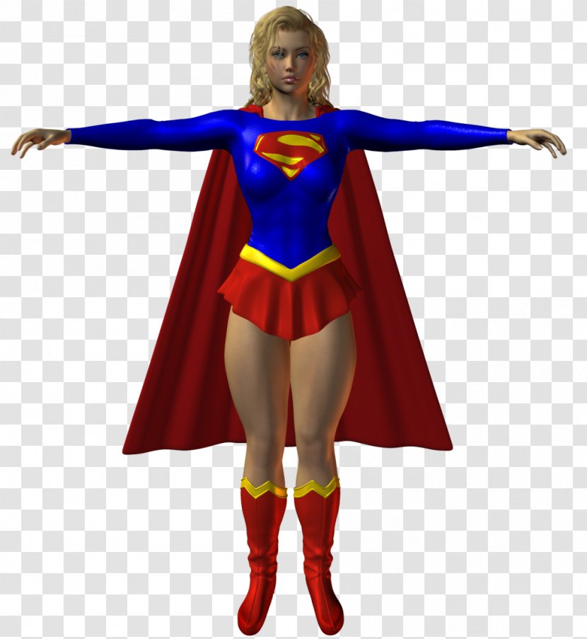 Superman Supergirl Superhero DeviantArt - Outerwear Transparent PNG