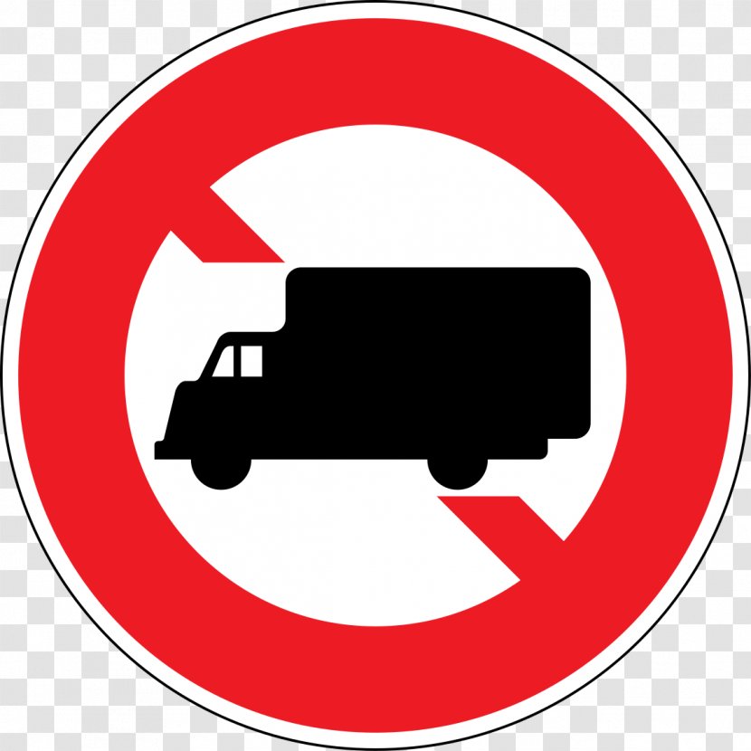 Verkehrszeichen Traffic Sign Truck Road Renault Midlum - Forbud Transparent PNG