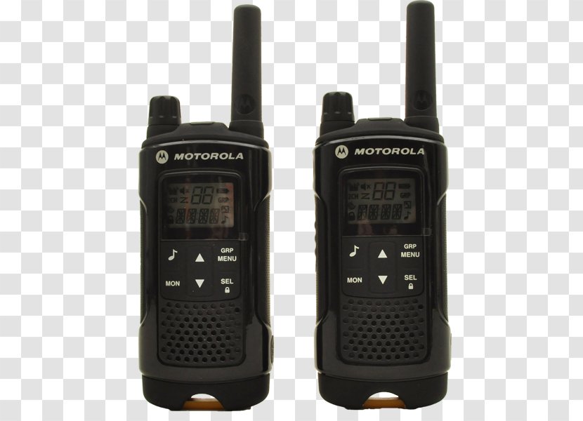 Walkie-talkie Two-way Radio Motorola TLKR Walkie Talkie Mobile Phones PMR446 - Digital Transparent PNG