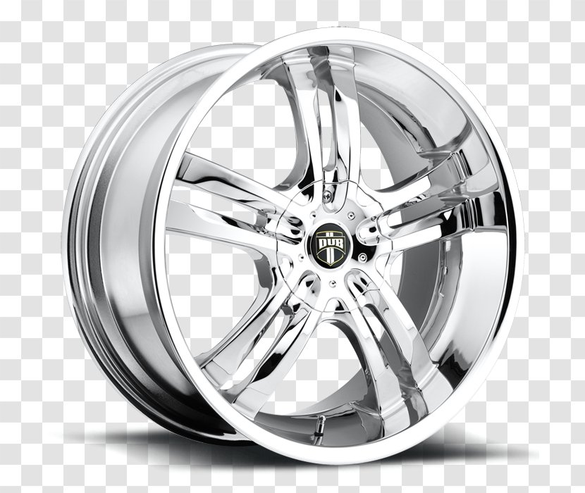 Car Custom Wheel Rim Tire - Black And White Transparent PNG