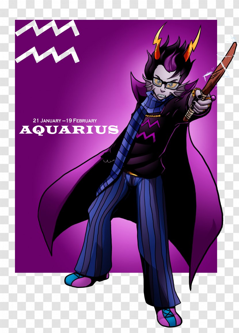 Homestuck Aquarius Capricorn Zodiac Astrological Sign - Frame Transparent PNG