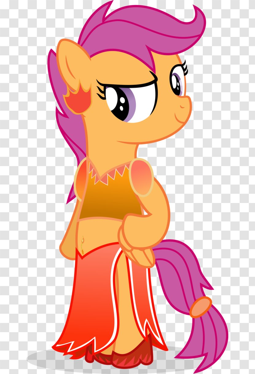 Sunset Shimmer Scootaloo Clip Art Vertebrate - Cartoon - Healing Belly Button Piercing Transparent PNG