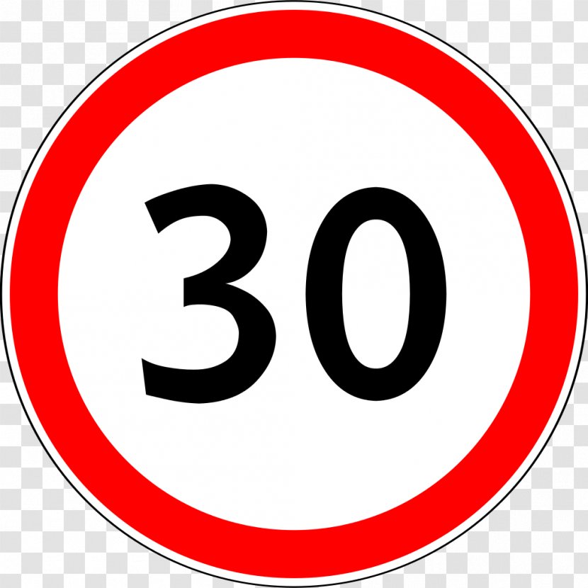 Traffic Sign Speed Limit Light Warning - Signs Transparent PNG