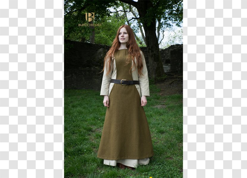 Middle Ages Surcoat Dress Robe English Medieval Clothing Transparent PNG