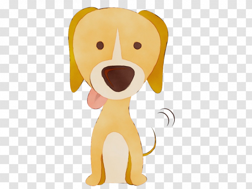Cartoon Puppy Dog Yellow Nose Transparent PNG