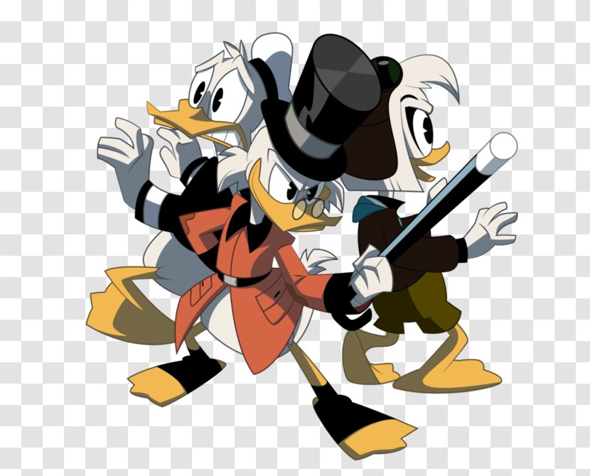 Donald Duck Scrooge McDuck Huey, Dewey And Louie Della - Character Transparent PNG
