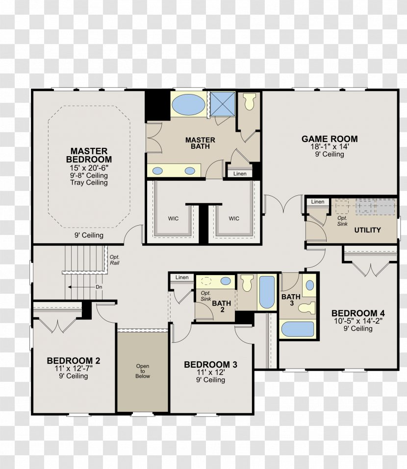 Floor Plan House Bedroom Transparent PNG