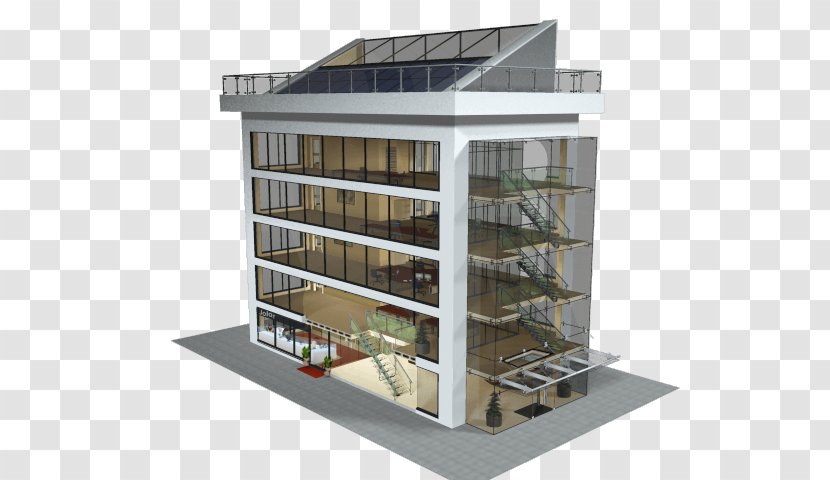 Window Facade Glass Commercial Building - Glazing Transparent PNG