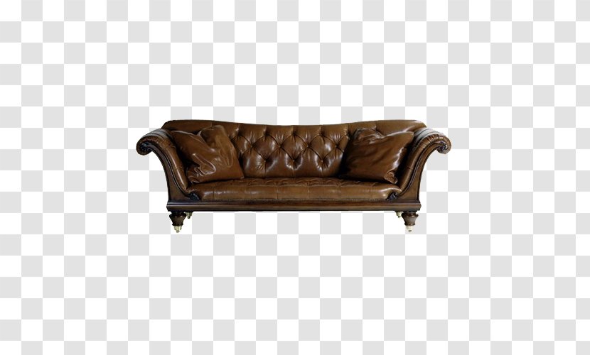 Couch Furniture Living Room Cushion Tufting - Household Model Pictures,Leather Sofa Transparent PNG