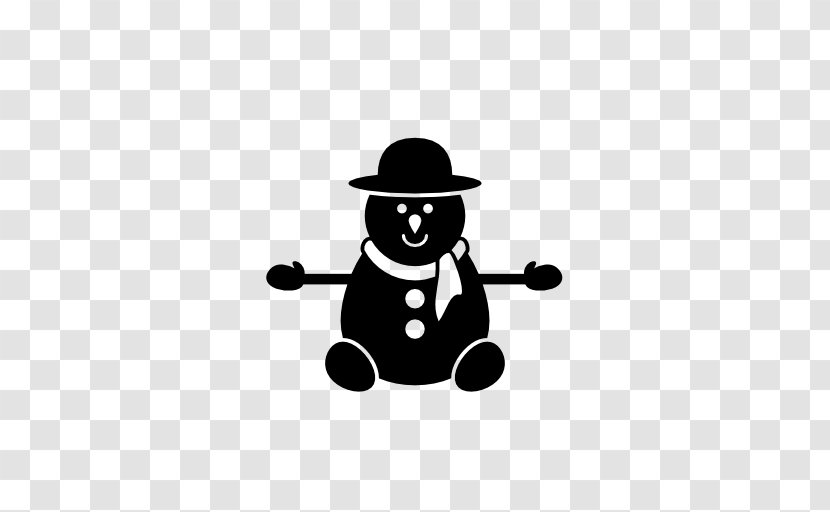 Snowman - Black - 16 Material Net Transparent PNG