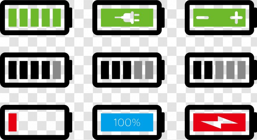 Battery Charger Rechargeable Icon - Number - Fast Transparent PNG