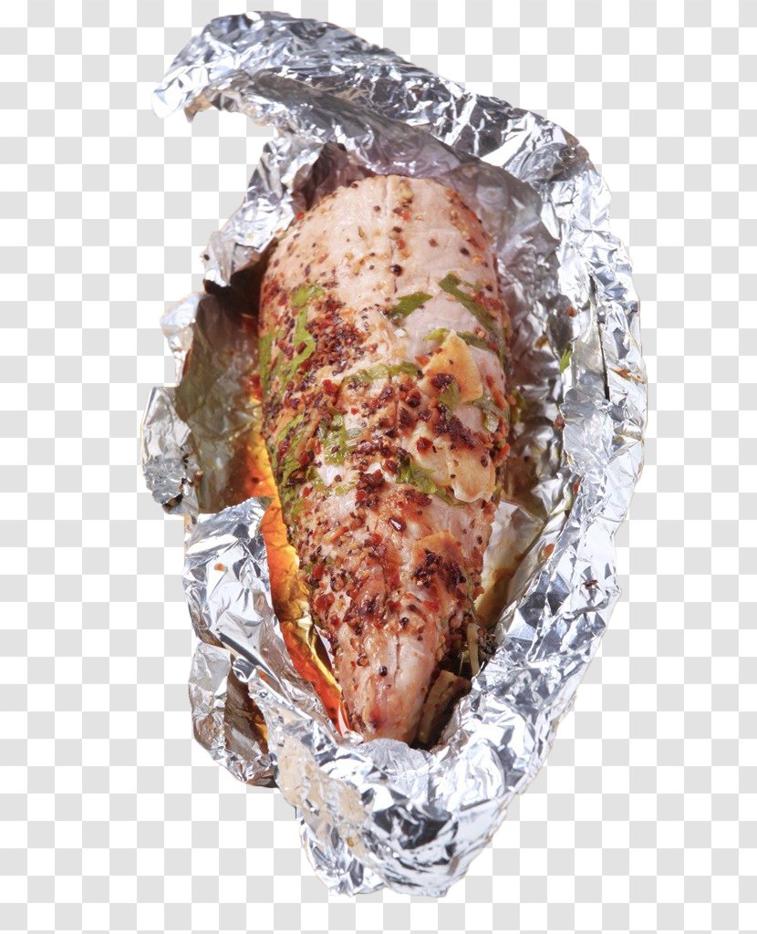 Barbecue Bulgogi Grilling Pork Loin Tin Foil - Meat - Paper Transparent PNG