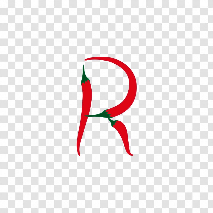 Logo Red Font - Pepper Spliced Letters R Transparent PNG