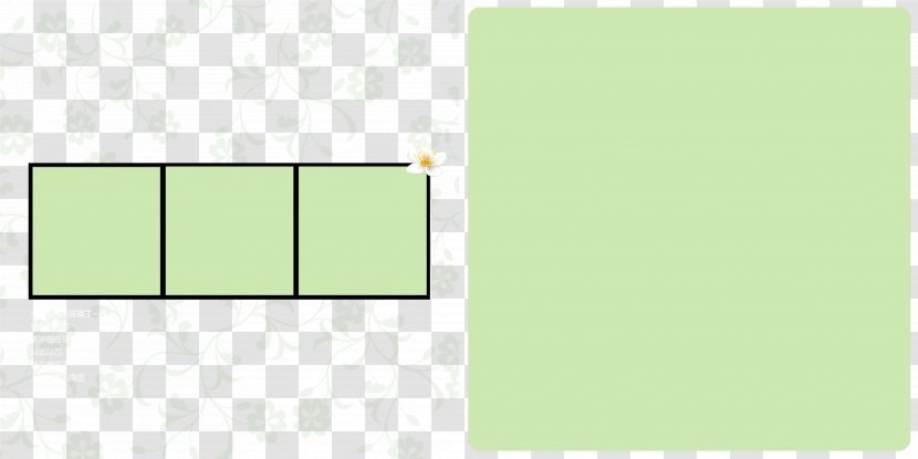 Brand Square Area Angle - Green - Cartoon Frame Transparent PNG