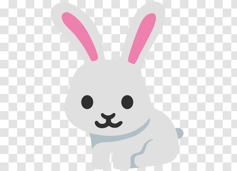 Easter Bunny Domestic Rabbit Hare Emoji - Information Transparent PNG