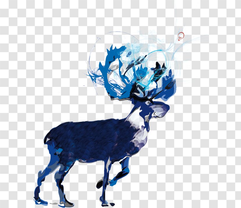 Reindeer Cattle Goat - Like Mammal Transparent PNG