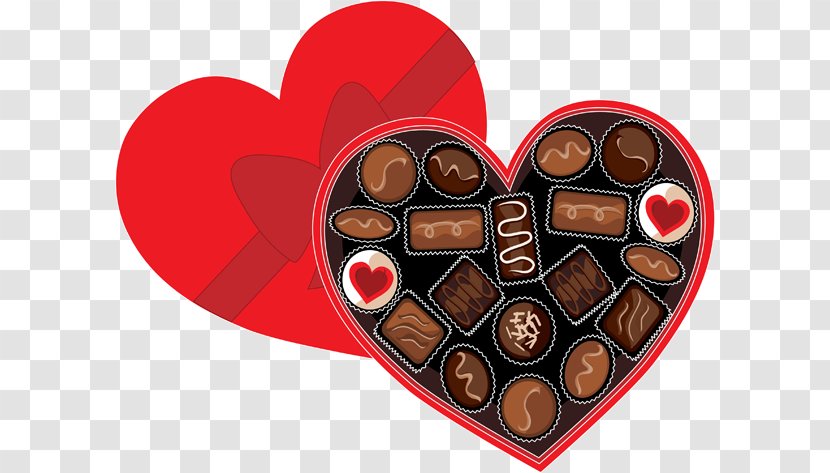 Chocolate Box Art Candy Valentines Day Clip - Valentine Bucket Cliparts Transparent PNG
