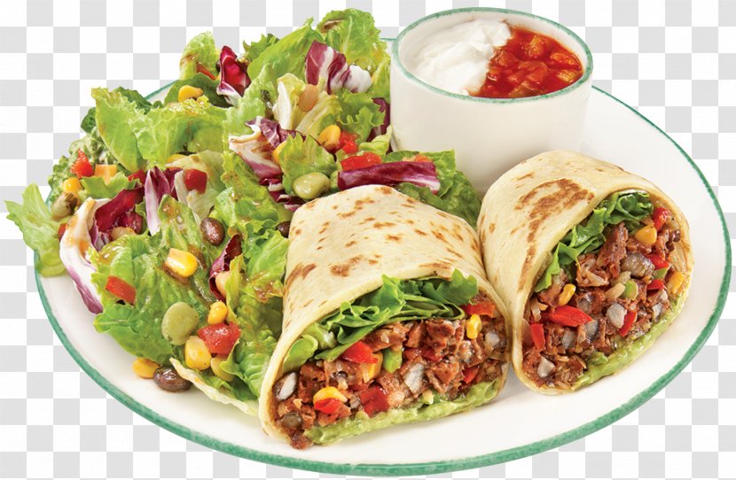 Korean Taco Vegetarian Cuisine Thai Mexican Burrito - Turkish Food - Salad Transparent PNG