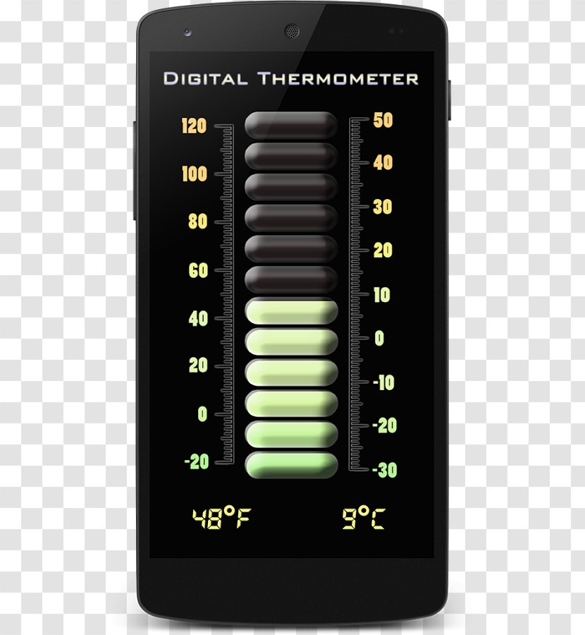 Mobile Phones Thermometer Temperature - Celsius - Android Transparent PNG