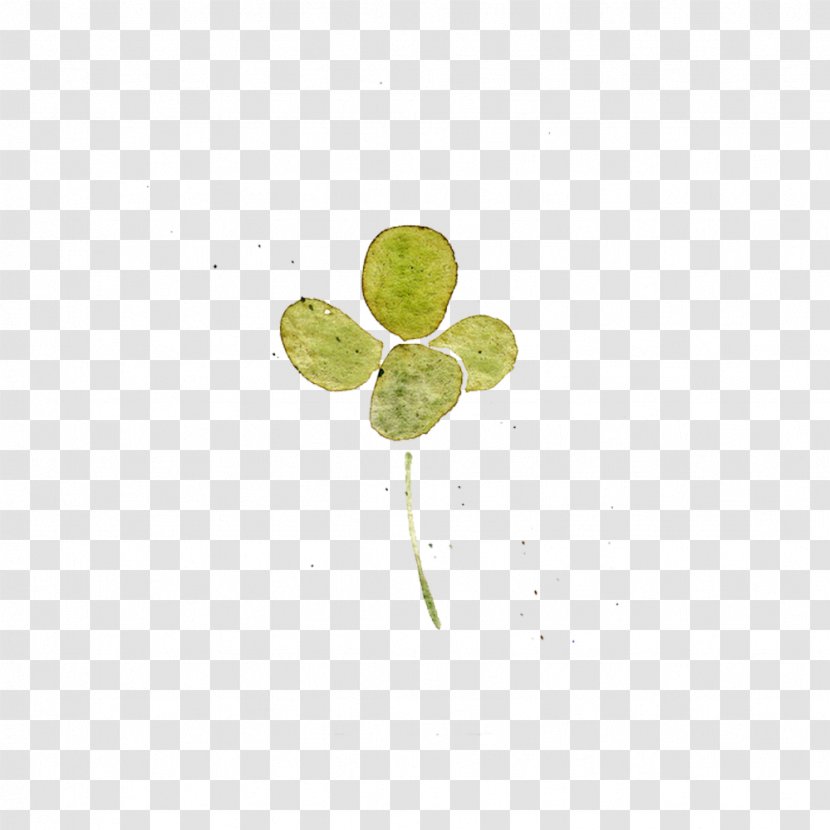 Leaf Petal High-definition Television - Little Clover Picture Material Transparent PNG