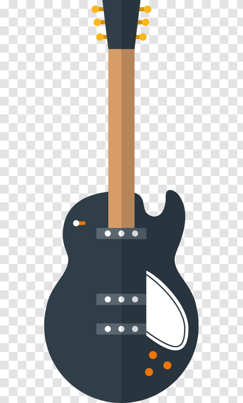 Acoustic Guitar Musical Instrument - Silhouette - Instruments Portable Piano Transparent PNG