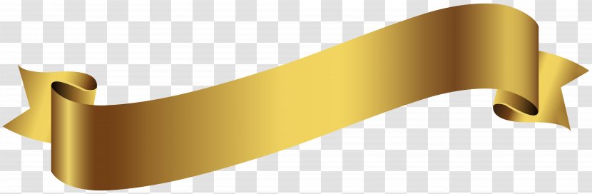 Banner Ribbon Printing Clip Art - Yellow Transparent PNG