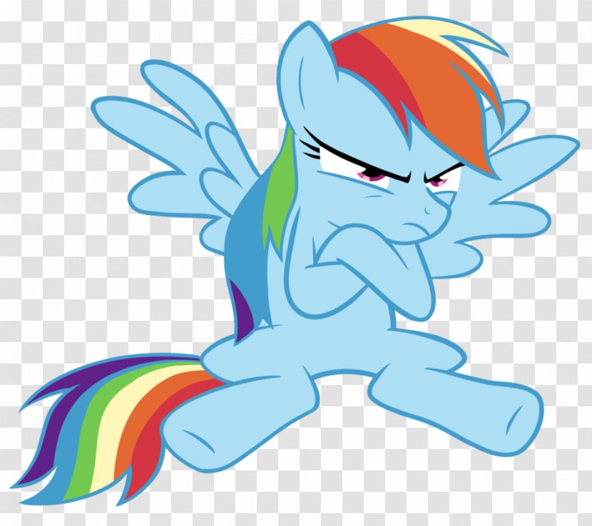 Pony Rainbow Dash Horse Annoyance - Frame Transparent PNG