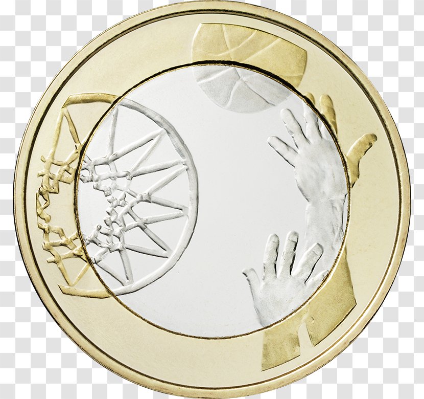 Finland Euro Coins 5 Note Basketball Transparent PNG