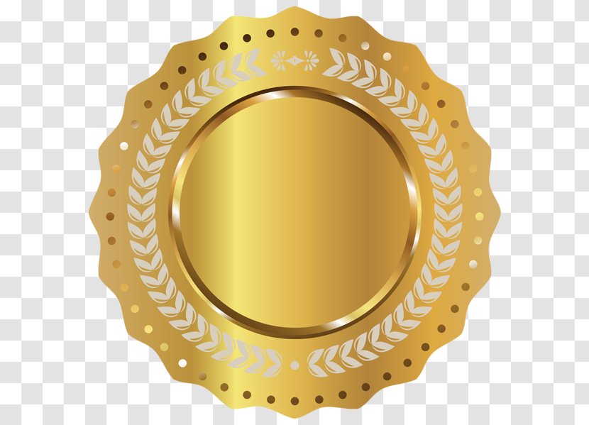 Seal Gold Badge Clip Art - Drawing - Cliparts Transparent PNG