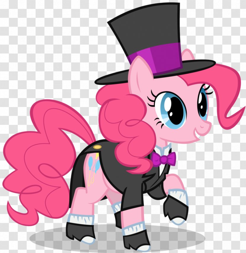 Pony Pinkie Pie Tuxedo Singing Telegram Clip Art - Frame - Tree Transparent PNG