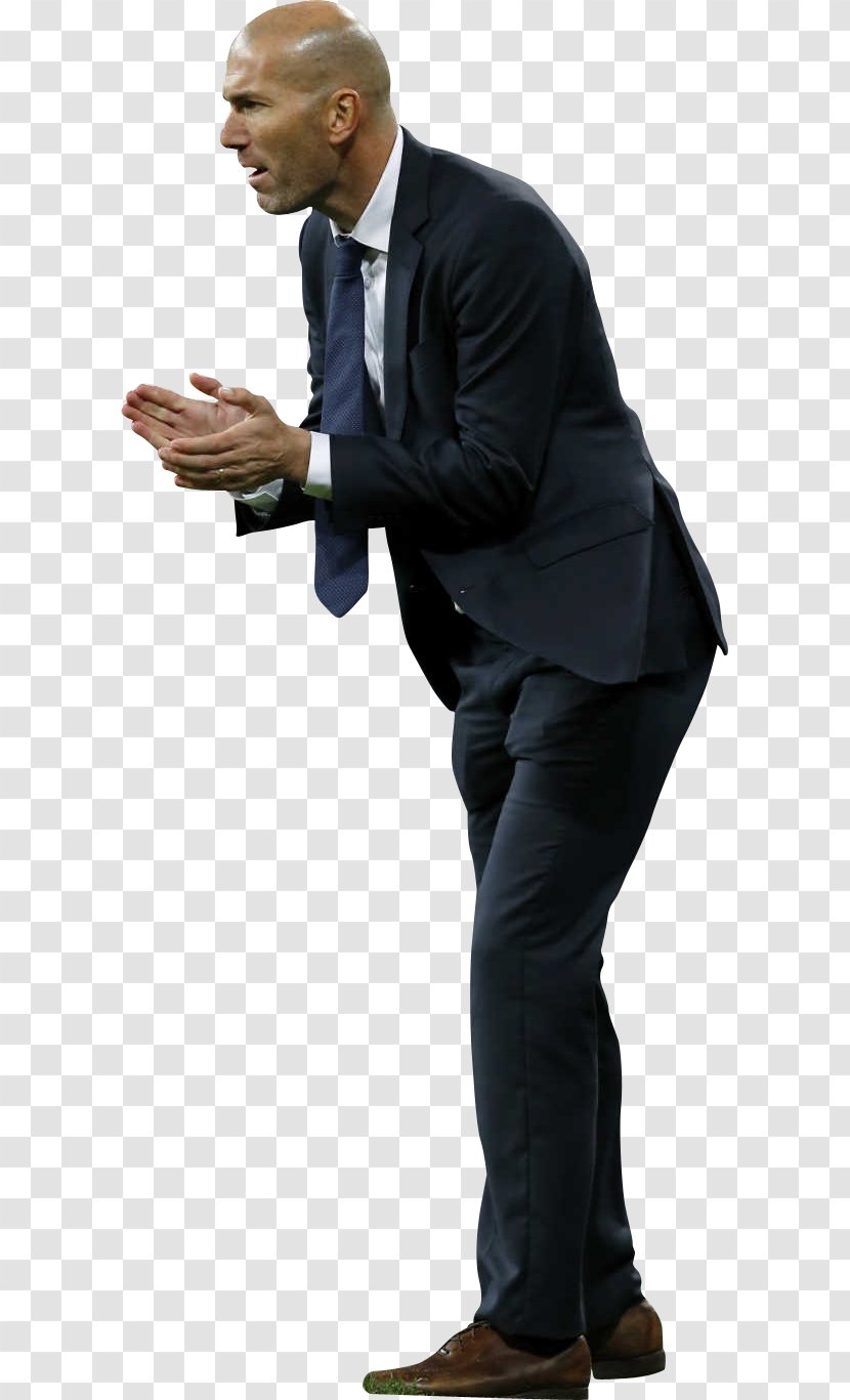 Zinedine Zidane Real Madrid C.F. Coach Football Player - White Collar Worker Transparent PNG